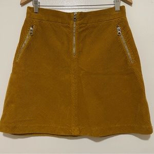 Karen Millen Velveteen Mini Skirt  Size 8